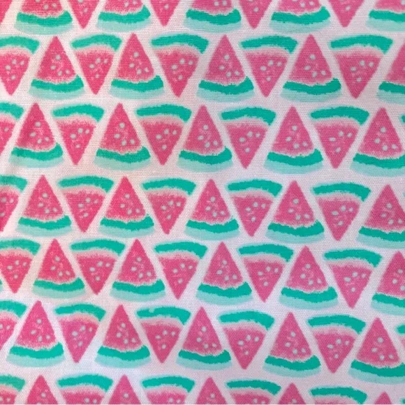 Talbots Watermelon Pink Green Drawstring Cotton pajama Pants Women Small NWT New - Picture 8 of 11